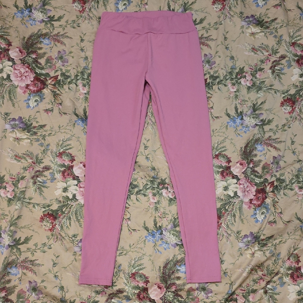 Mauve/Pink Full-Length Leggings (Viral Tiktok Leggings)